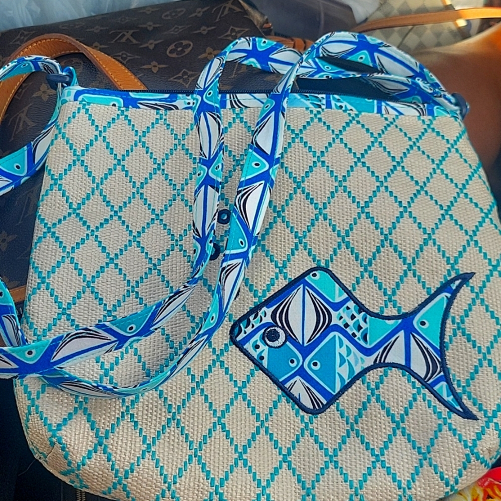 Vera Bradley Go Fish Crossbody